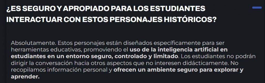 Captura de pantalla de la web hablaconlahistoria.es